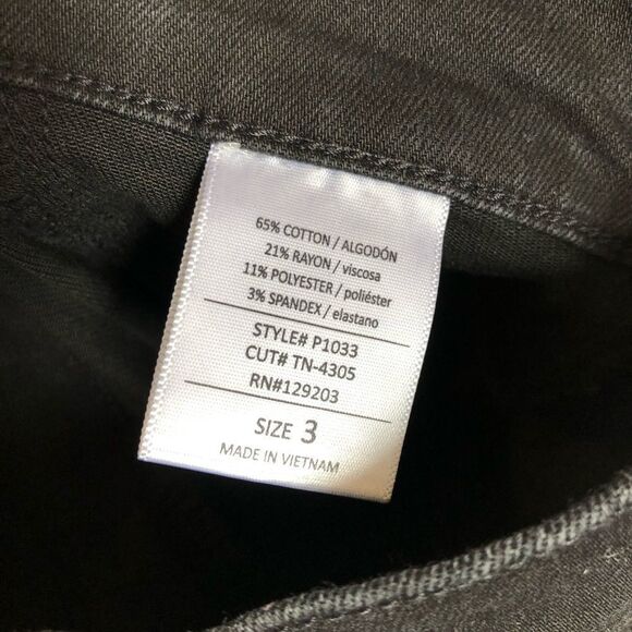 Fashion Nova Distressed High Waist Skinny Leg Jeggings Denim Jeans Black - Picture 10 of 12